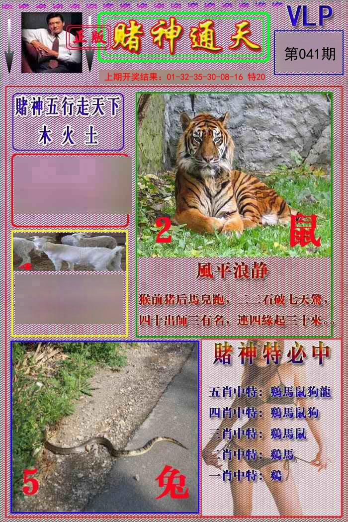 041期赌神通天报[图]