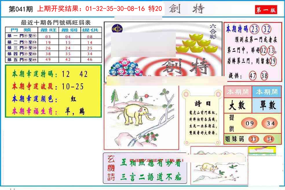 041期九龍创特A(推荐)[图]
