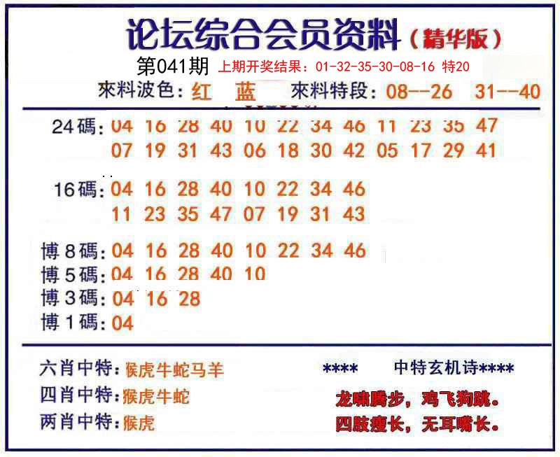 041期综合会员资料[图]