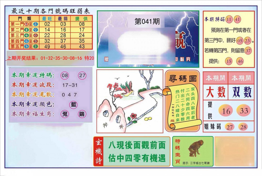 041期逢赌必羸[图]