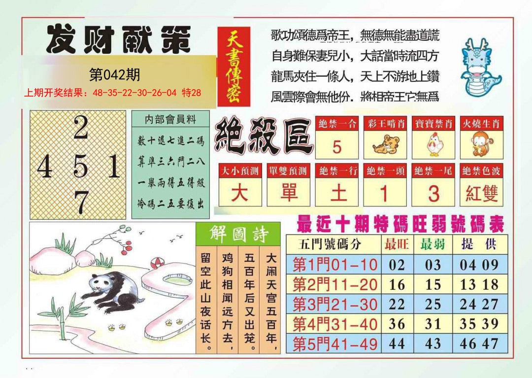 042期发财献策[图]