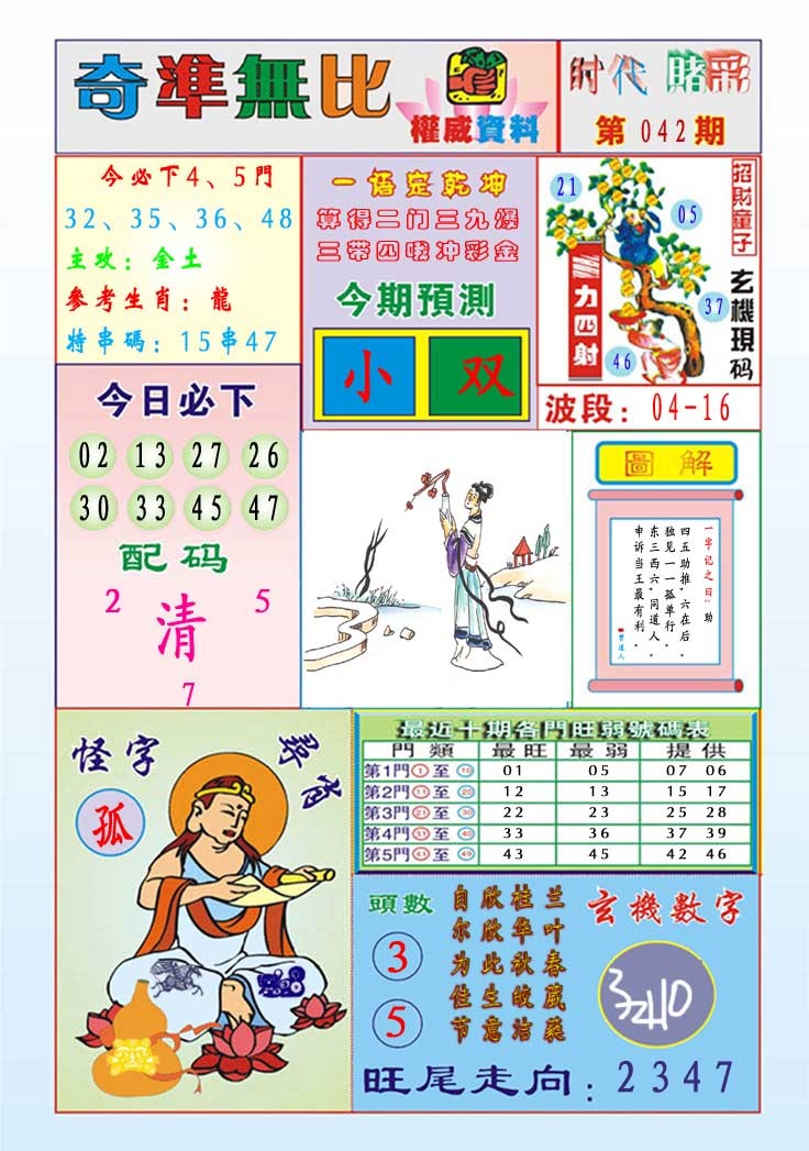 042期奇准无比[图]