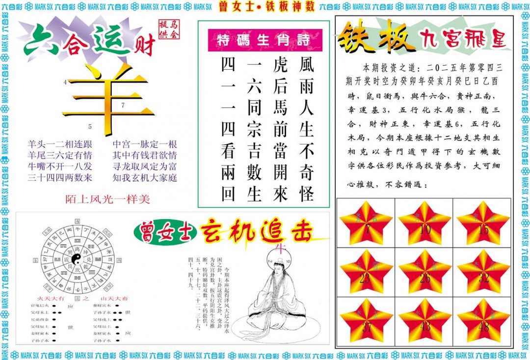 043期曾女士铁板神数B[图]