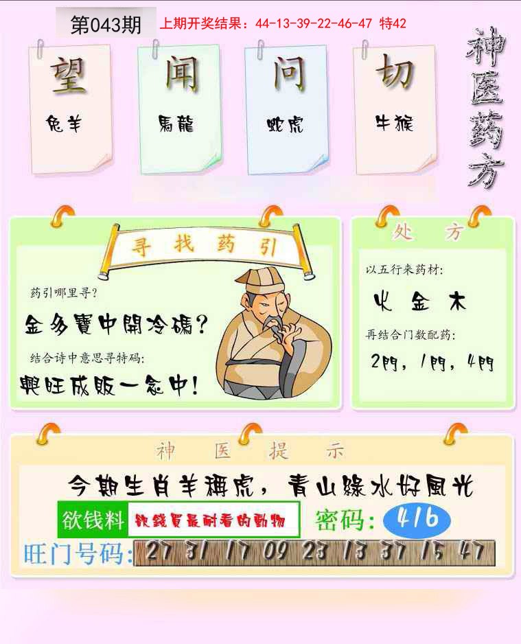 043期神医药方[图]
