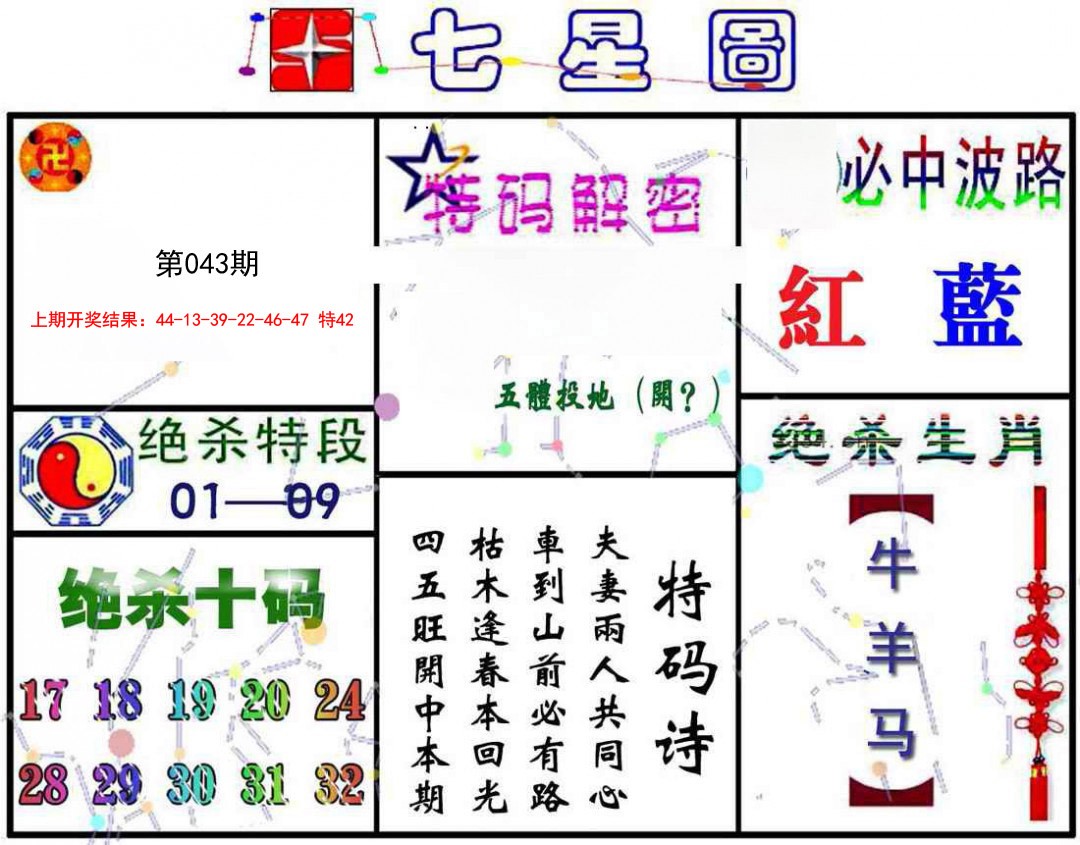 043期七星图A[图]