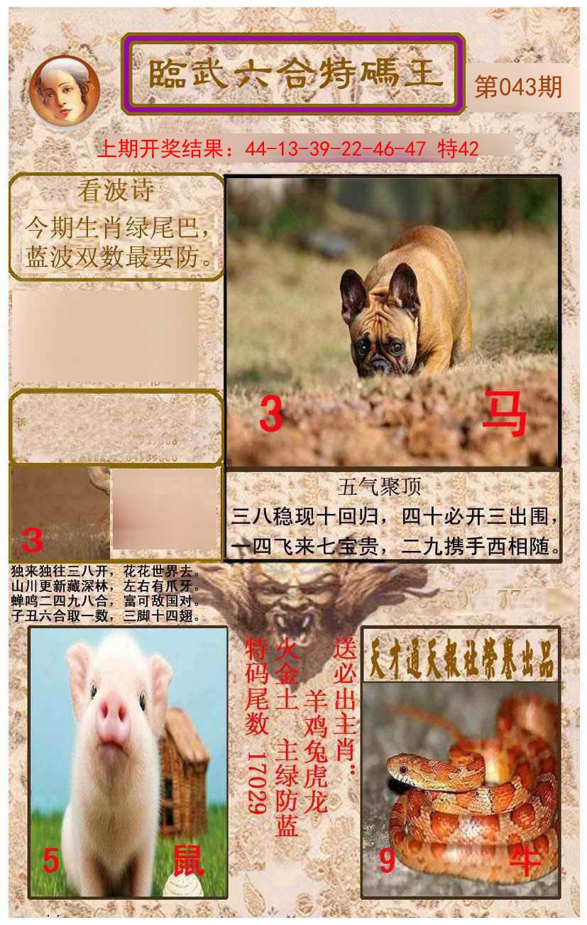 043期临武六合特码王[图]