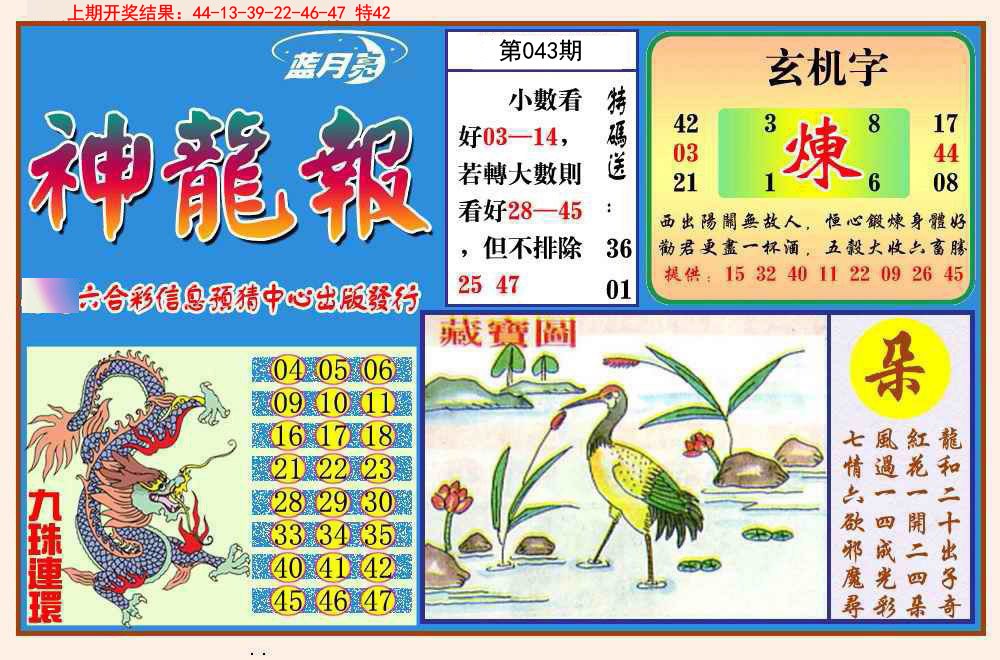 043期神龙报[图]
