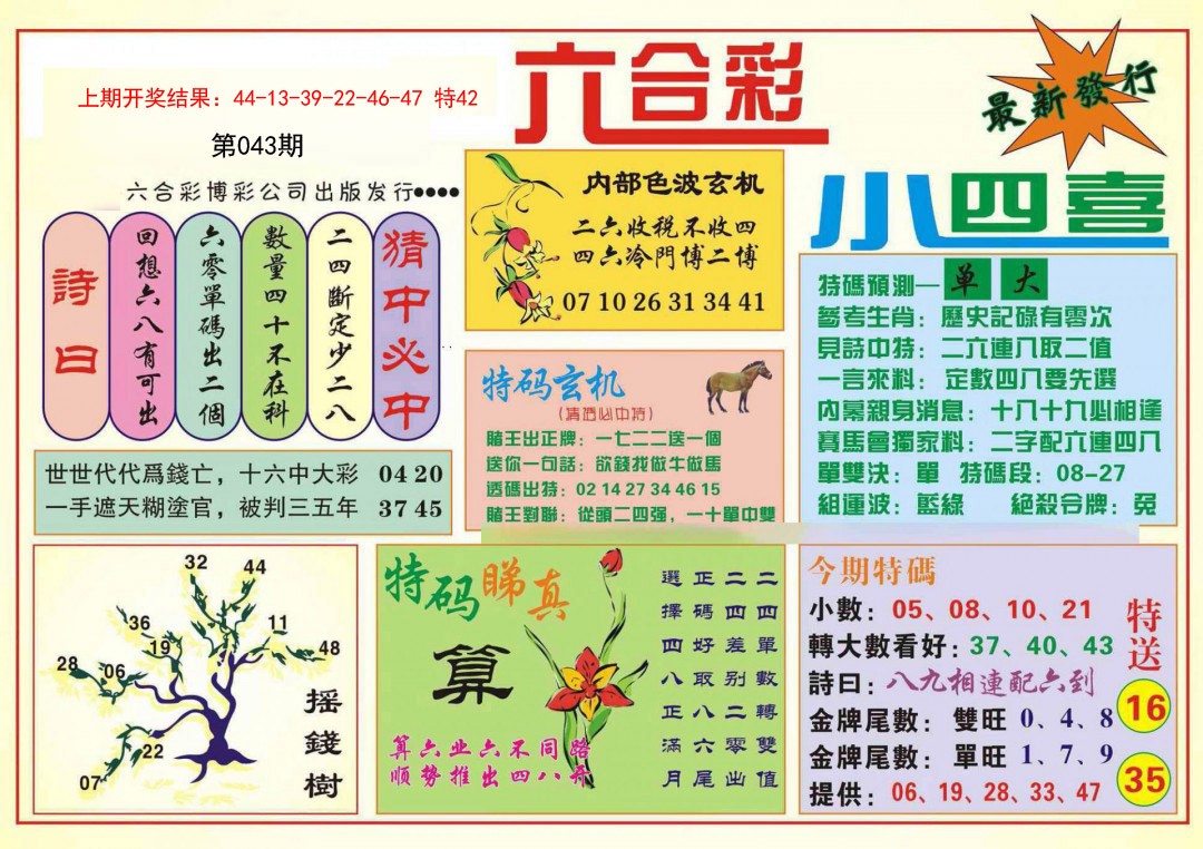 043期小四喜[图]