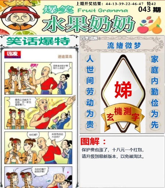 043期爆笑水果奶奶[图]