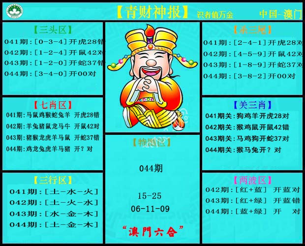 044期青财神[图]