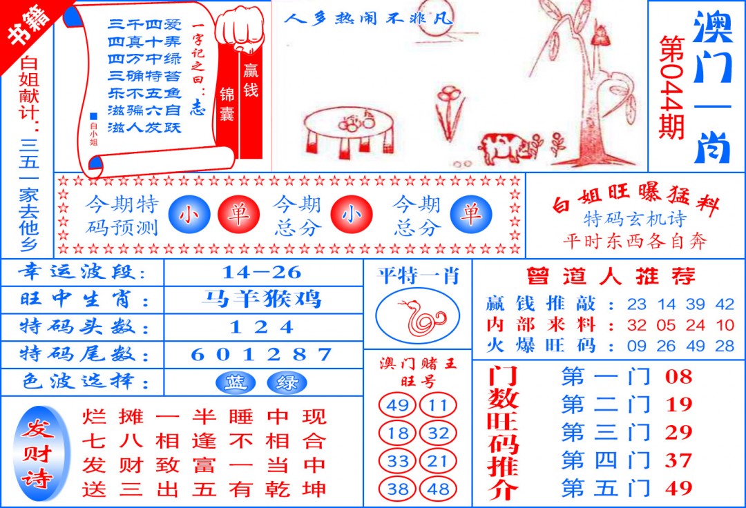 044期澳门东北虎[图]
