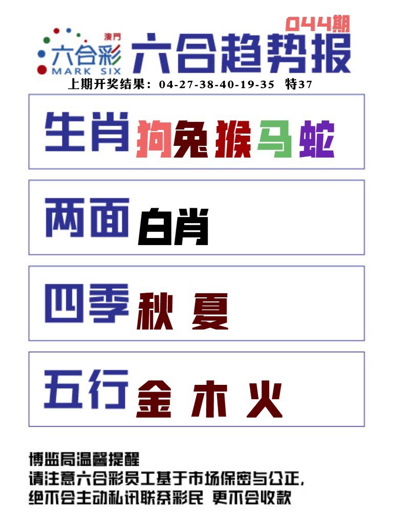 044期六合趋势图[图]