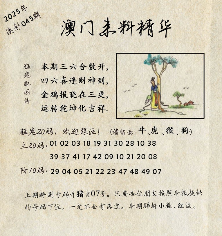045期澳门来料精华[图]