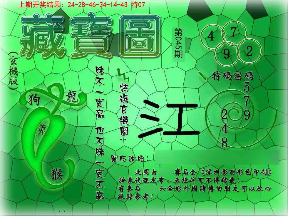 045期九龍玄机报[图]