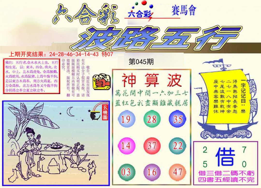 045期波路五行[图]