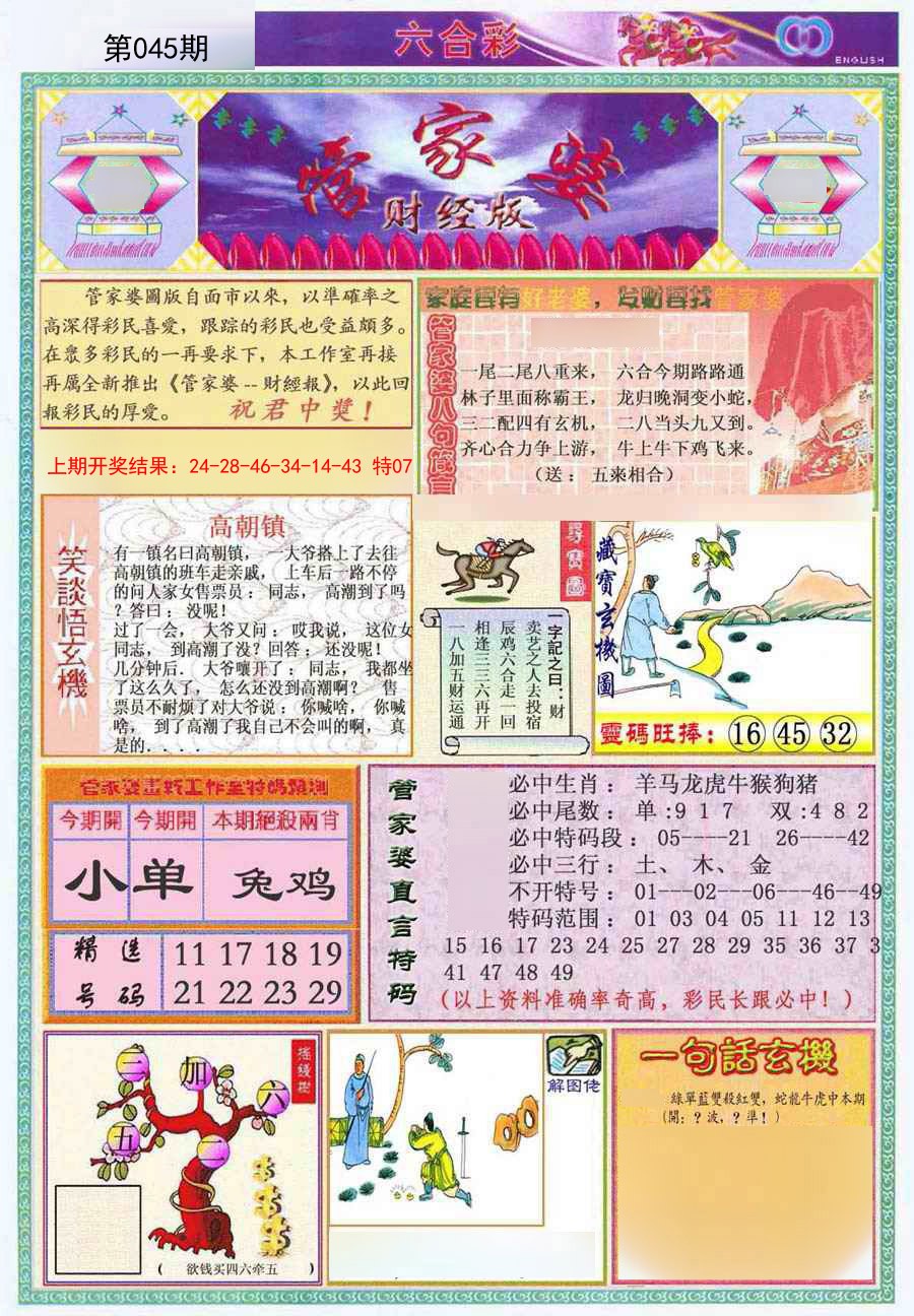 045期管家婆财经版[图]