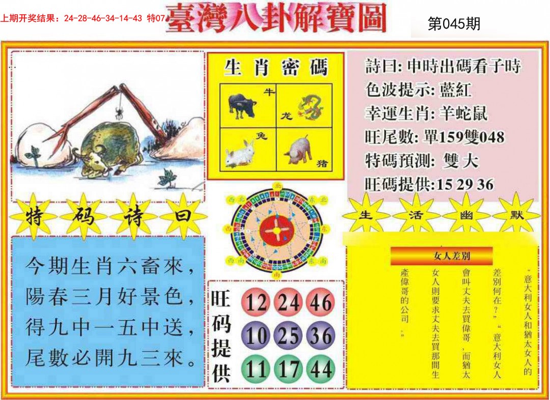 045期台湾八卦解宝图[图]