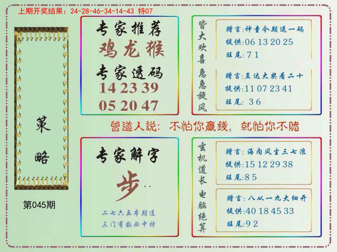 045期策略[图]