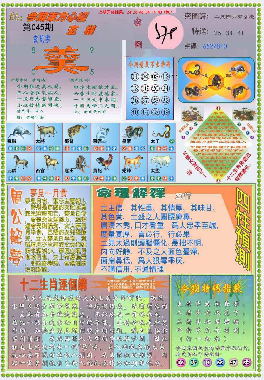 045期(新版)东方心经B[图]