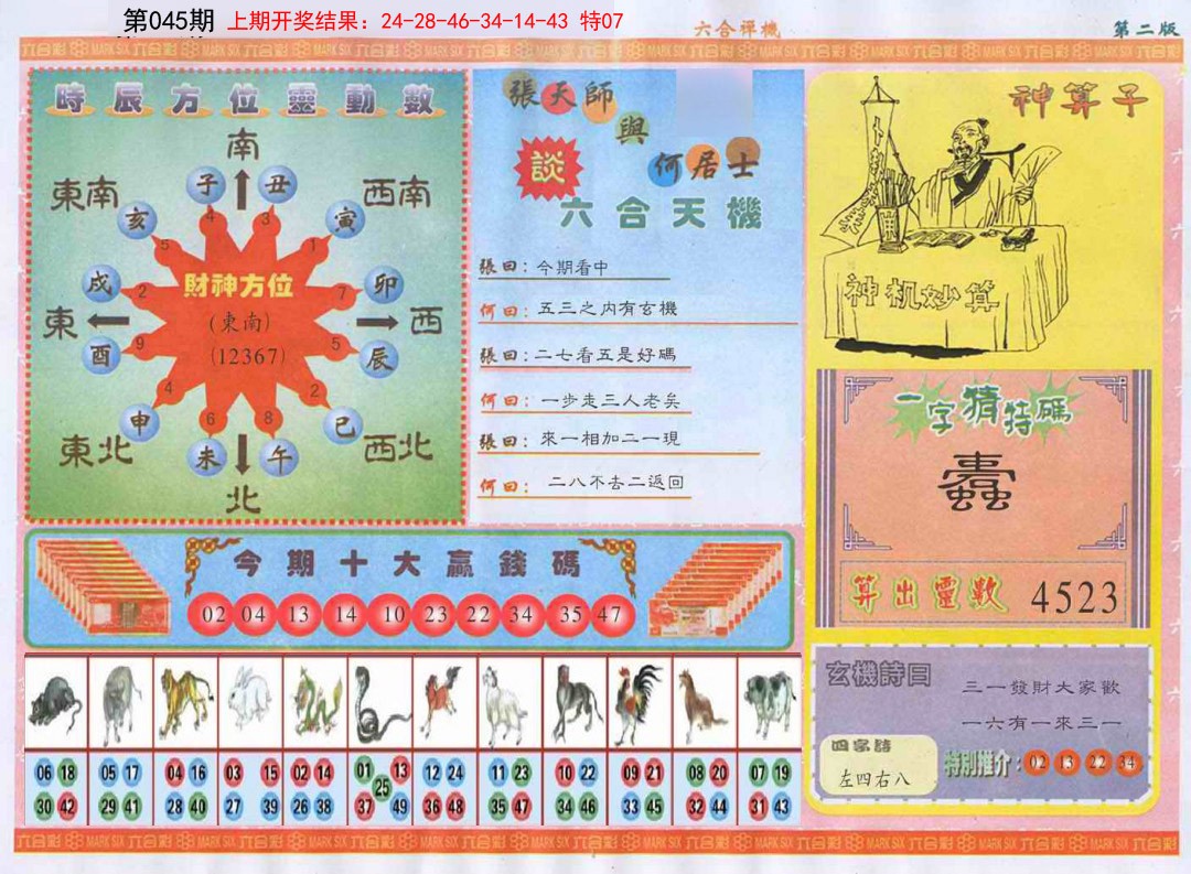 045期六合禅机B[图]