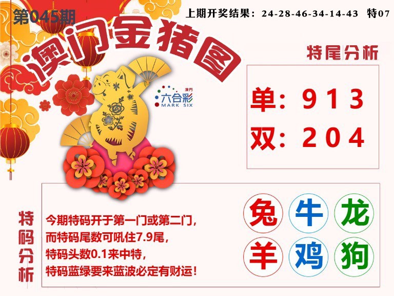 045期澳门金猪图[图]