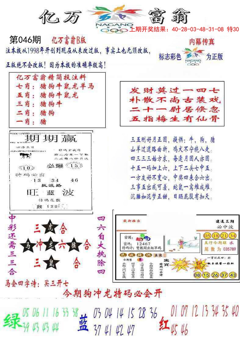 046期亿万富翁B[图]