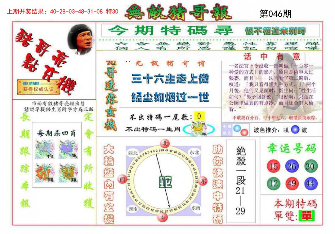 046期无敌猪哥[图]