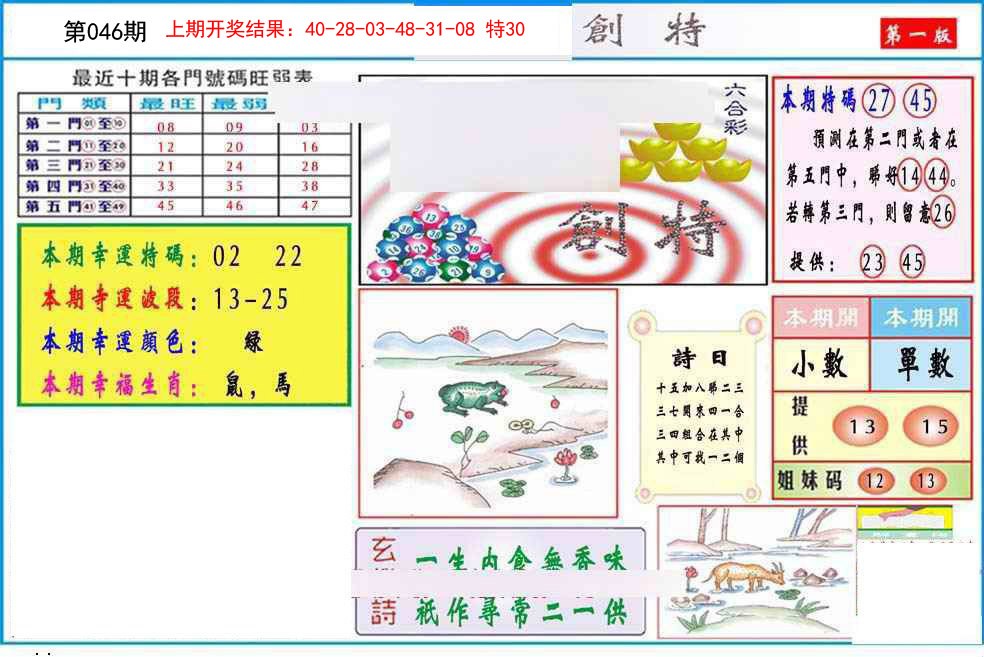 046期九龍创特A(推荐)[图]