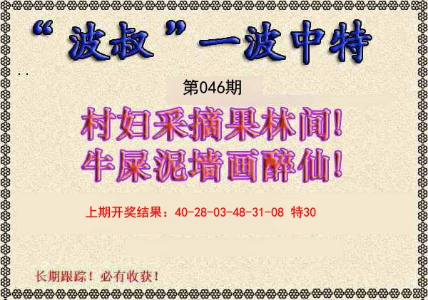 046期波叔一波中特[图]