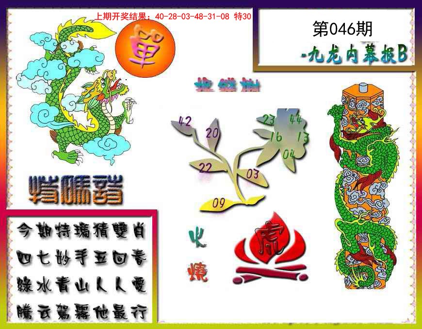 046期九龙内幕特肖图a[图]