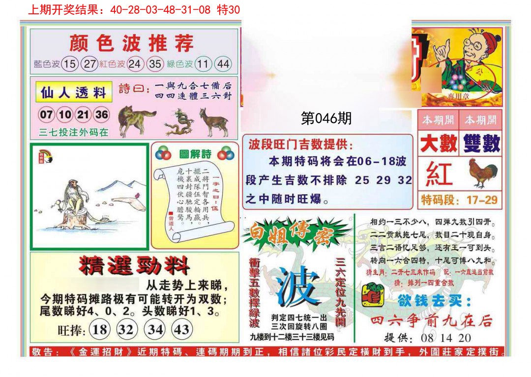 046期金运招财[图]