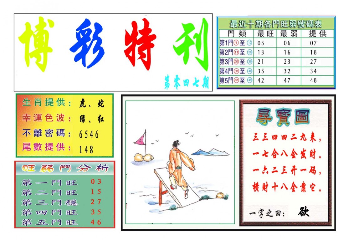 047期博彩特刊[图]