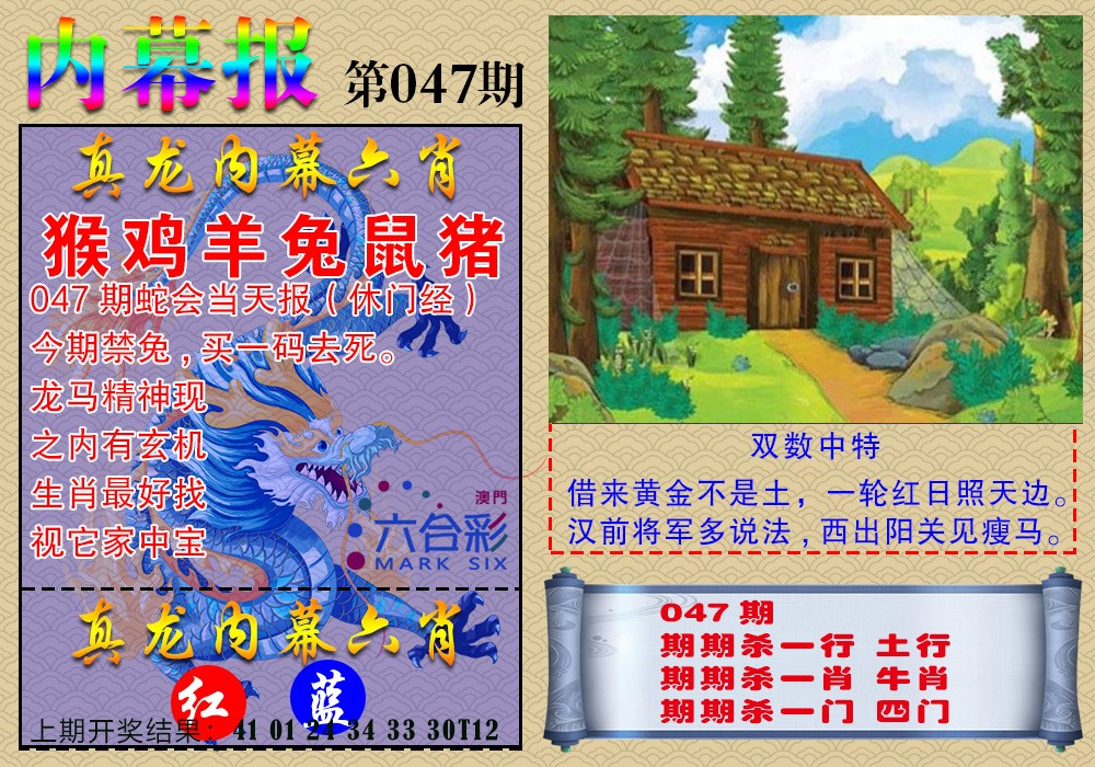 047期真龙内幕报[图]