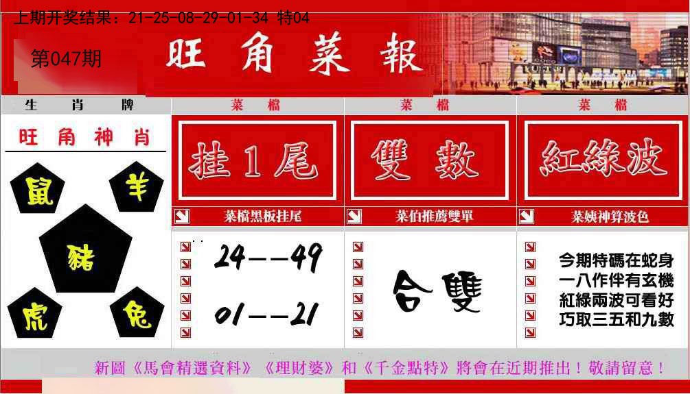 047期旺角菜报[图]