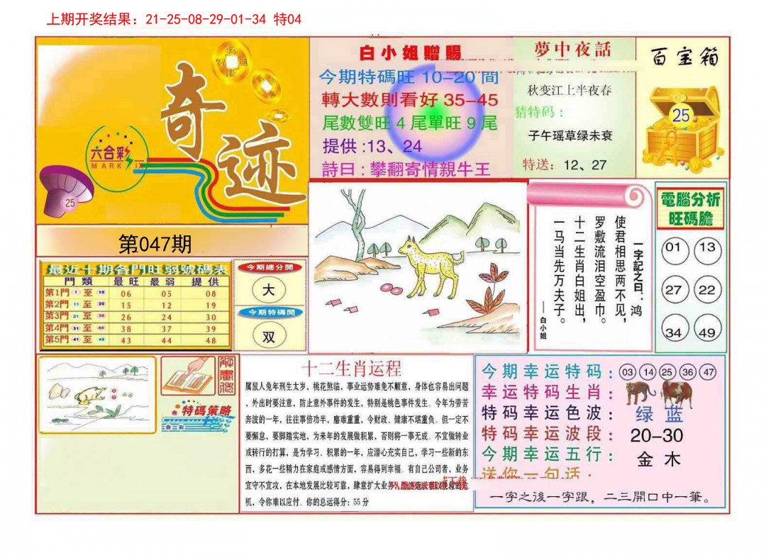 047期九龍奇迹A(推荐)[图]