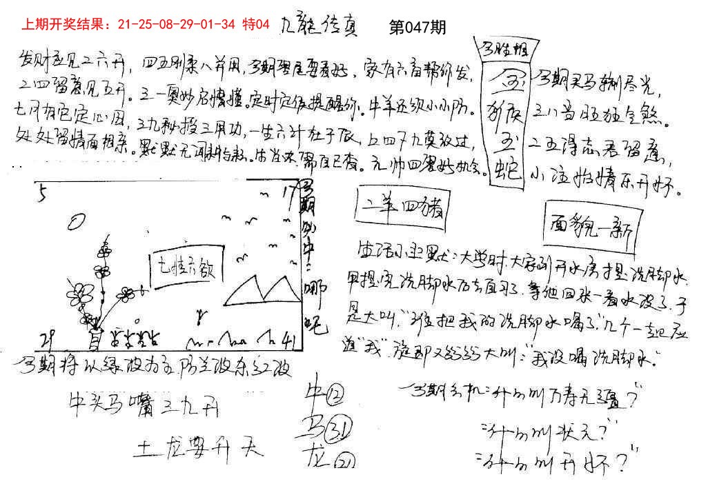 047期手写九龙内幕[图]