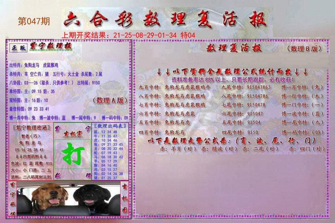 047期数理复活报[图]