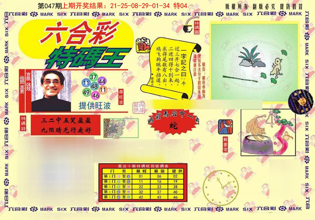 047期心水特码(信封)[图]