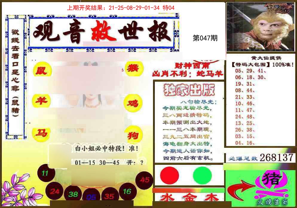 047期(另)观音救世密报[图]