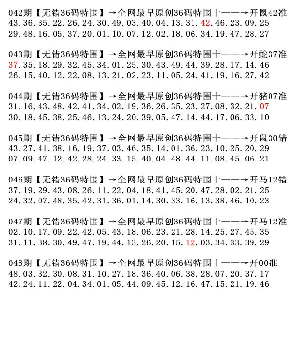 048期36码特围[图]