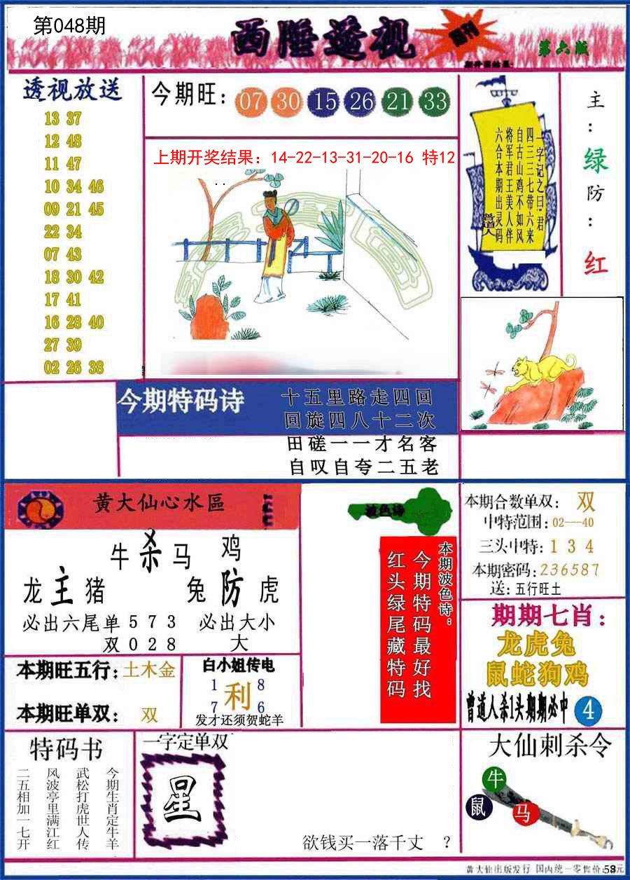 048期西陲透视[图]