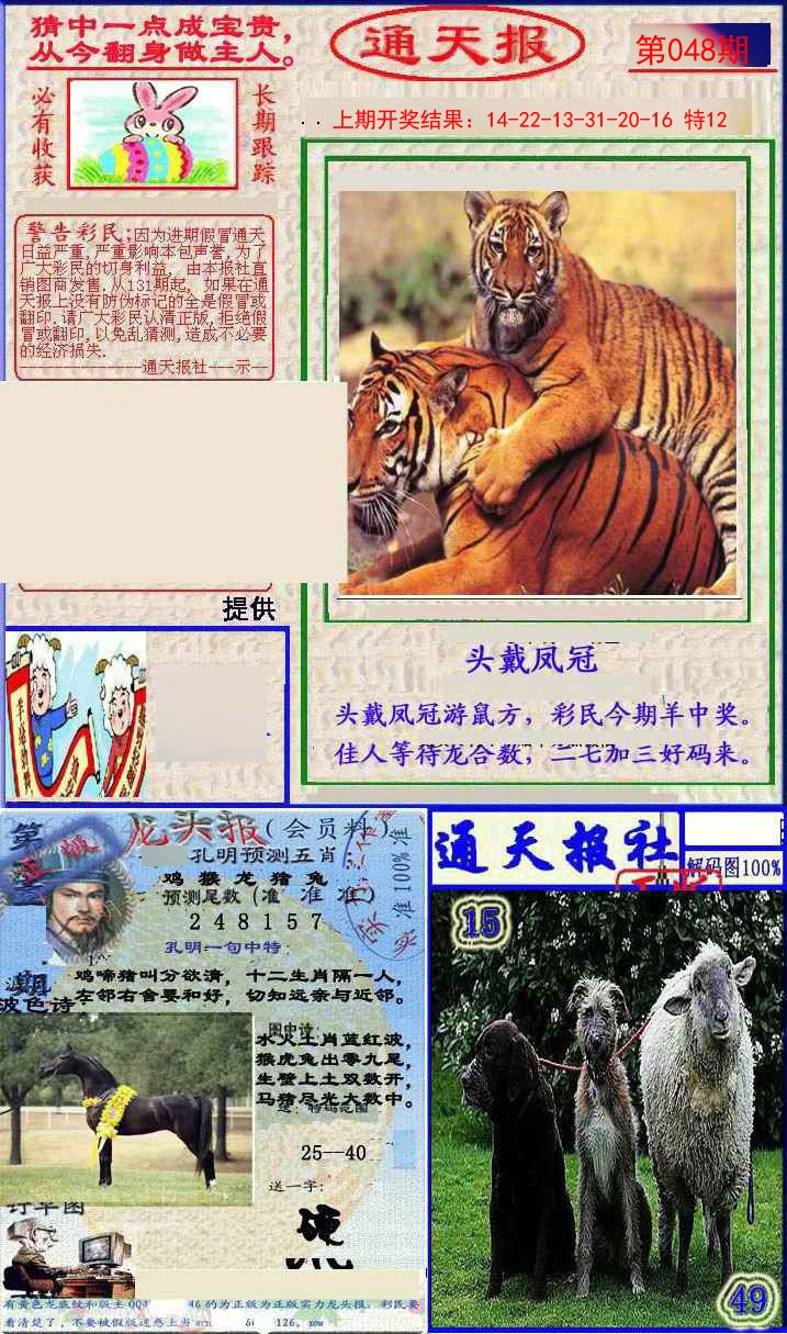 048期实力通天报[图]