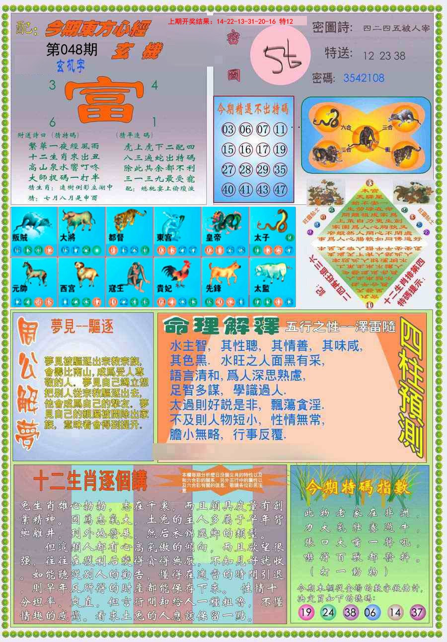 048期(新版)东方心经B[图]