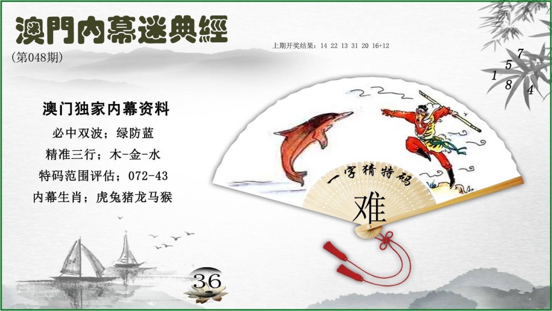 048期内幕秘典经[图]