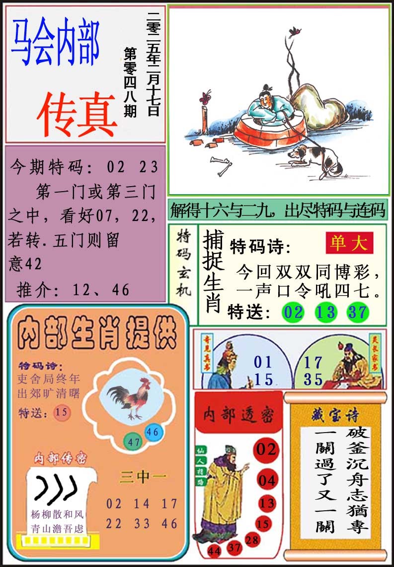 048期马会内部传真[图]