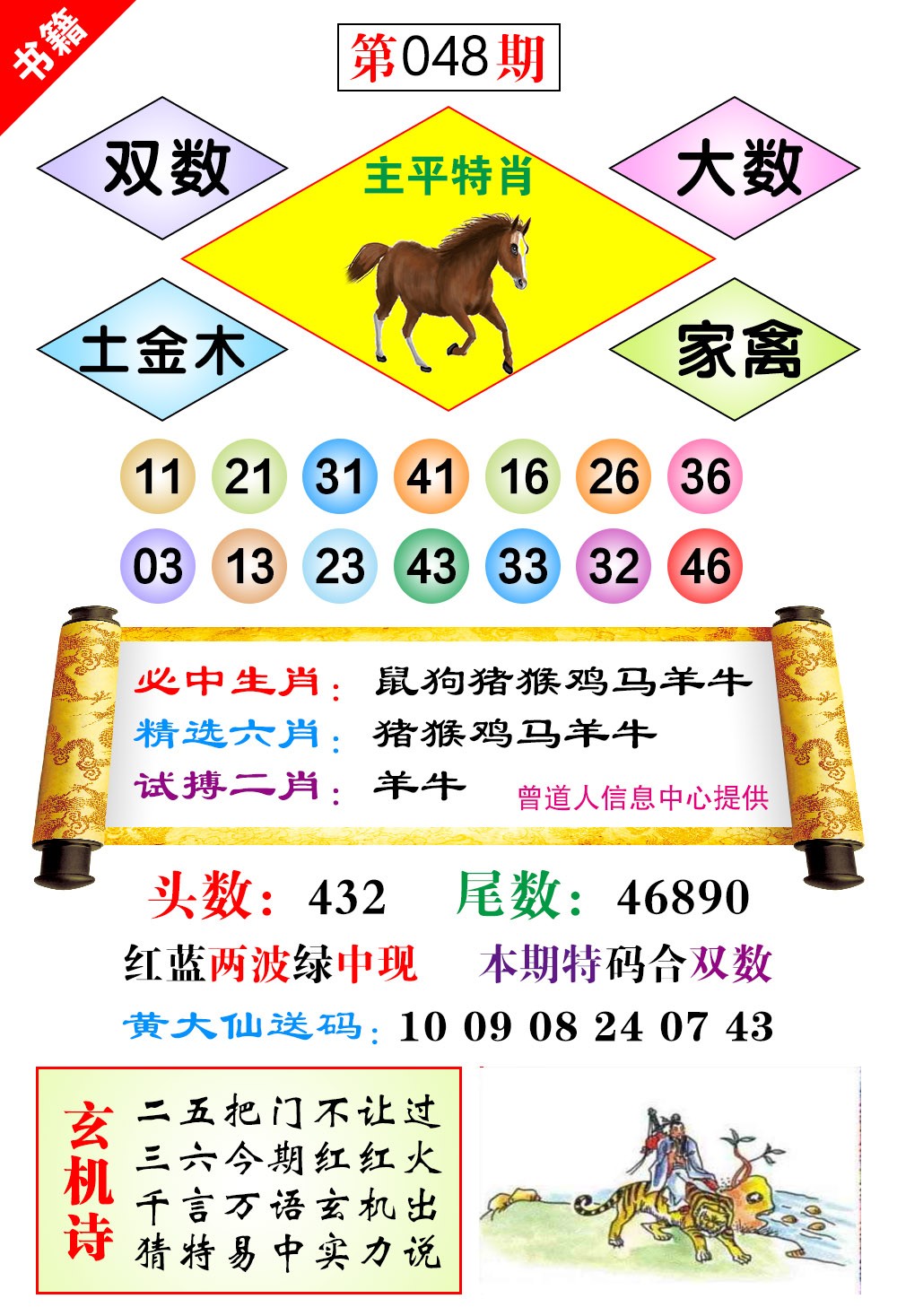 048期澳门济公十八码[图]