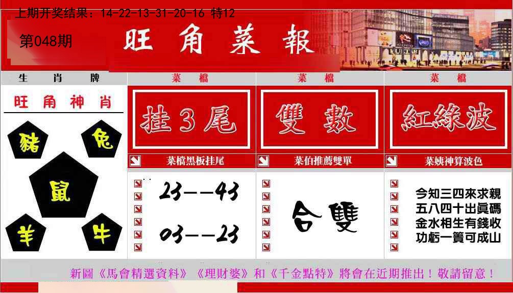 048期旺角菜报[图]