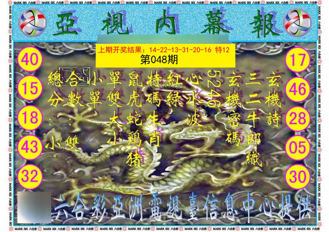 048期亚视内幕报[图]