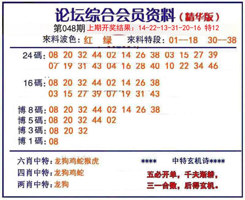 048期综合会员资料[图]