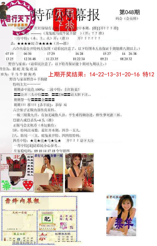 048期特码内幕报[图]